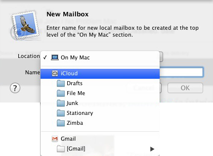 outlook for mac new folder?